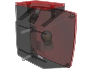 Trailer Tail Light 3D Model