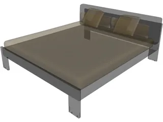 Brooks Bed 3D Model