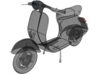 Scooter Vespa 3D Model