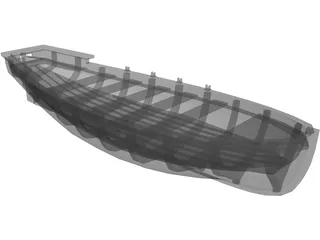 Lifeboat 3D Model