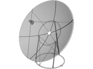 Antenna Satellite 3D Model