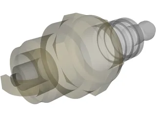 Spark Plug 3D Model