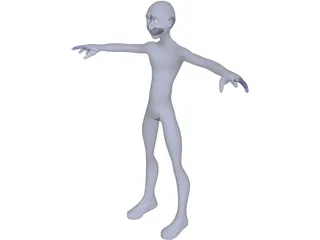 Freebie Man [Rigged] 3D Model