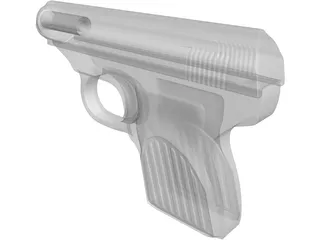 Sterling 22 Pistol 3D Model