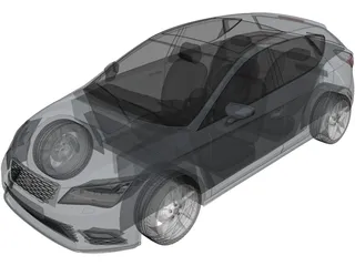 Seat Leon (2013) 3D Model