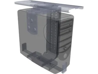 PC Desktop Case 3D Model