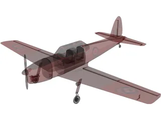 de Havilland Canada DHC-1 Chipmunk 3D Model