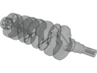 Crankshaft 3D Model