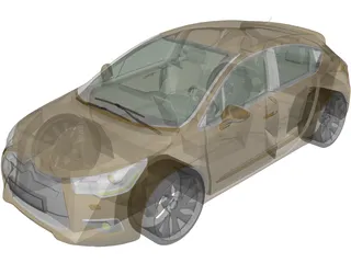 Citroen DS4 3D Model