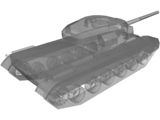 Centurion Tank 3D Model