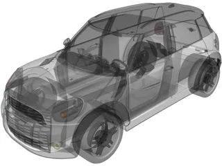 Mini Cooper Countryman 3D Model