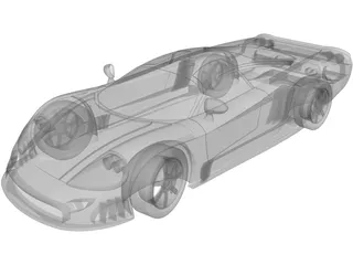 Supercar 3D Model