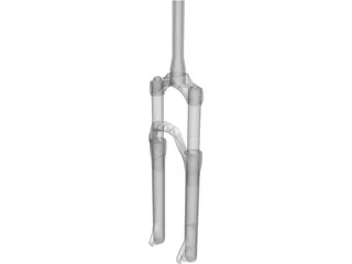 650B Suspension Fork 3D Model