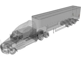 Peterbilt 379 3D Model