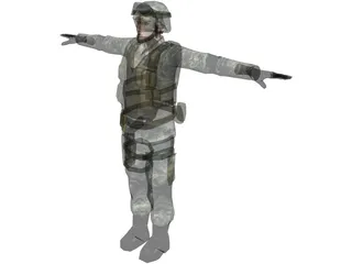 Soldier 3D Model