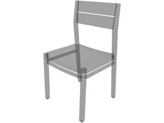 Ethnicraft EX1 Chair 3D Model