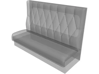 White One Sofa 3D Model