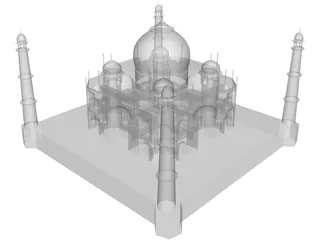 Taj Mahal 3D Model