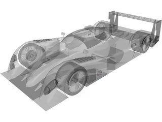 Bentley EXP Speed 8 (2002) 3D Model