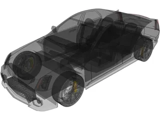 Cadillac CTS-V (2009) 3D Model