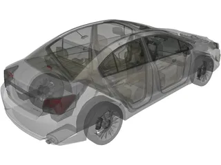 Subaru Impreza (2013) 3D Model