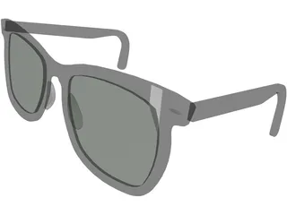 Rayban Sun Glasses 3D Model