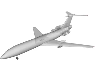 Tupolev Tu-154 3D Model