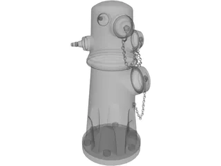 Fire Hydrant 3D Model