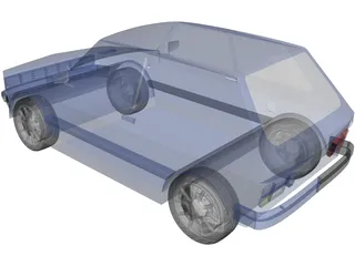 Yugo 1.4 3D Model