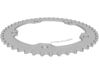 Bike Sprocket 48T 3D Model