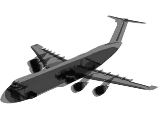 Lockheed C-5 Galaxy 3D Model