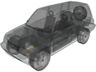 Suzuki Vitara 5-doors (1990) 3D Model