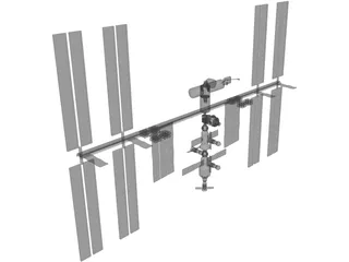 International Space Station 3D Model