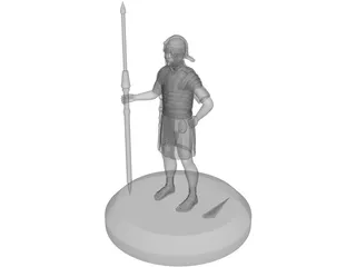 Roman Soldier Pilum Spear 3D Model