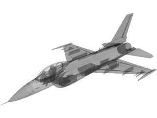 F-16C Fighting Falcon 3D Model