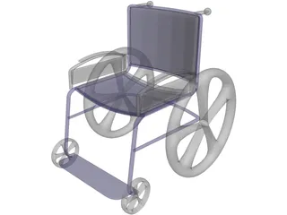 Wheelchair 3D Model