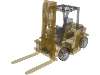 Forklift 3D Model