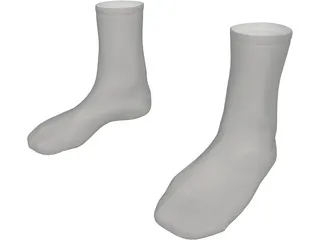 Socks 3D Model