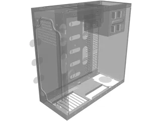 Computer Tower Case 3D Model