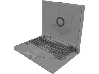 Dell Inspiron 8200 Laptop 3D Model