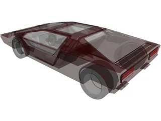 Maserati Boomerang 3D Model