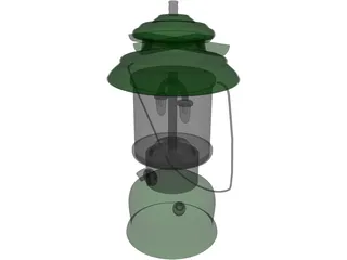 Vintage Coleman Lantern 3D Model