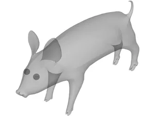 Pig 3D Model