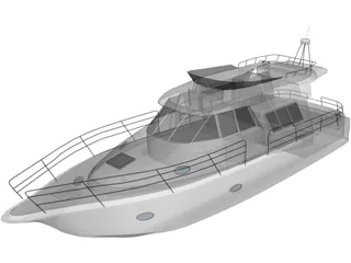 Yacht 3D Model