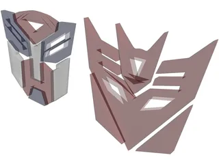 Transformers Logo 3D Model