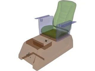 Pedicure Chair 3D Model