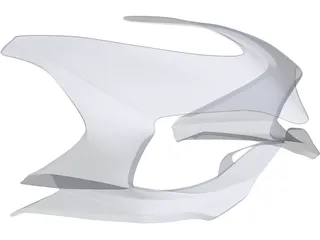 Ducati Panigale Front Fairing 3D Model