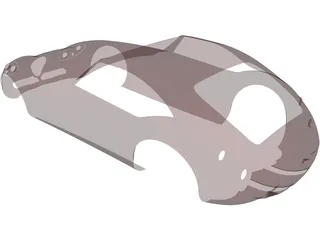 Wiesmann MF4 Body 3D Model