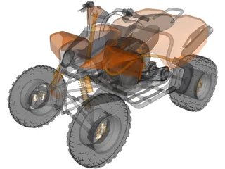 KTM Quad 3D Model