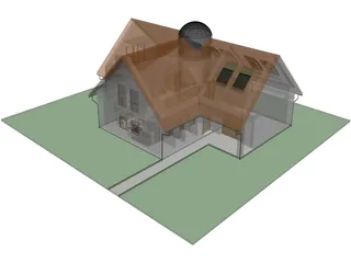 Single Family House 3D Model